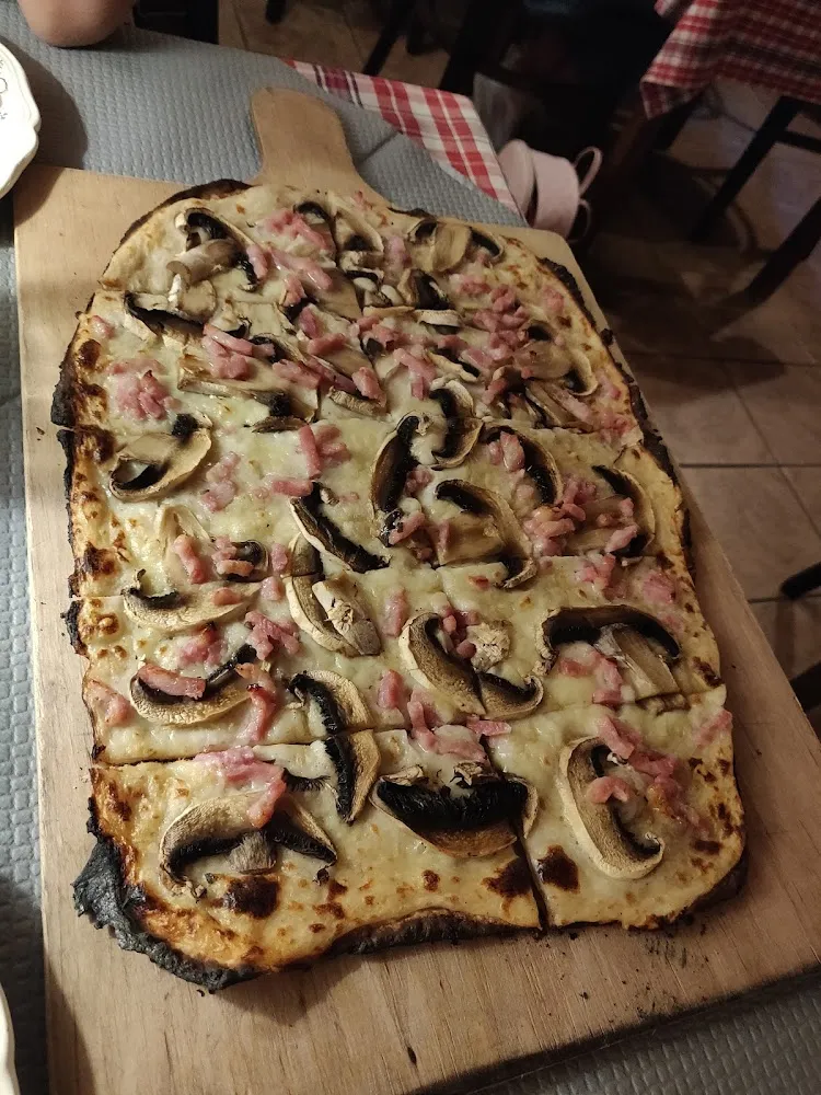 Tarte Flambée Champignons